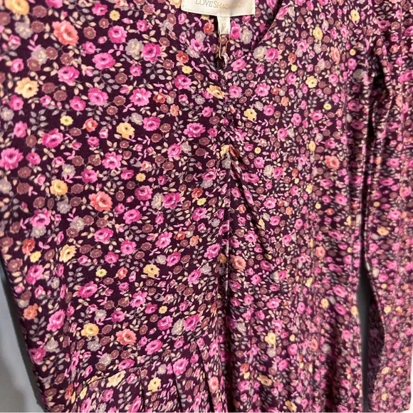 NWT LoveShackFancy Poeta Fit and Flare Floral Dress - Picture 7 of 13